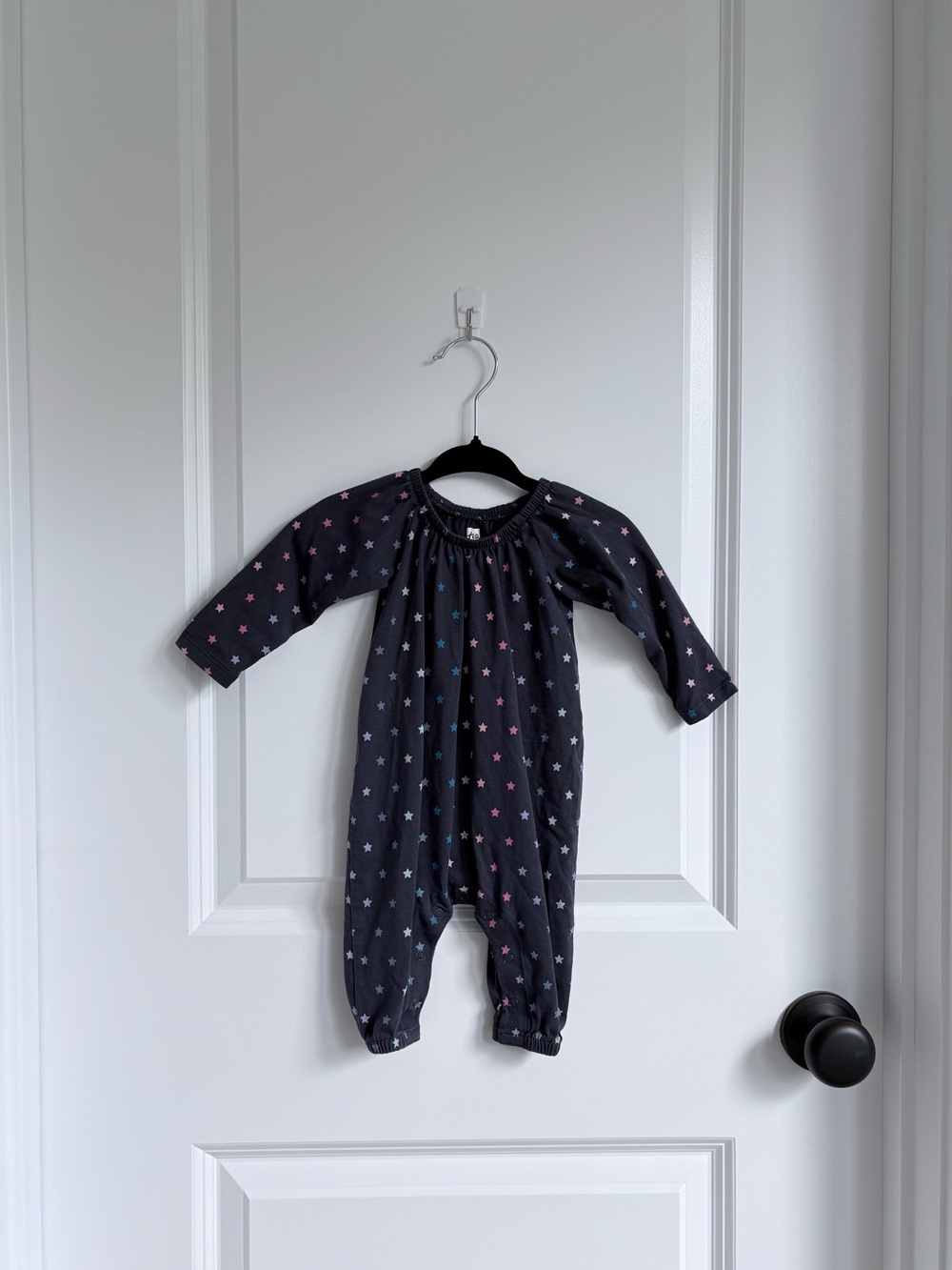 Tea Collection Navy Rainbow Stars Romper